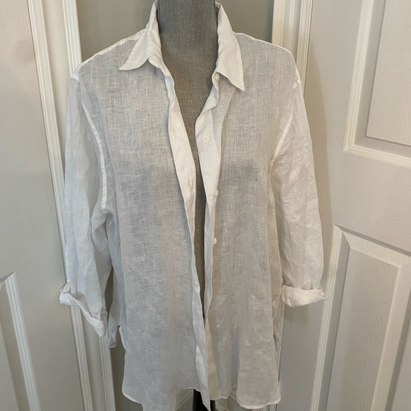 Zara linen blouse (over sized) - Picture 1 of 1